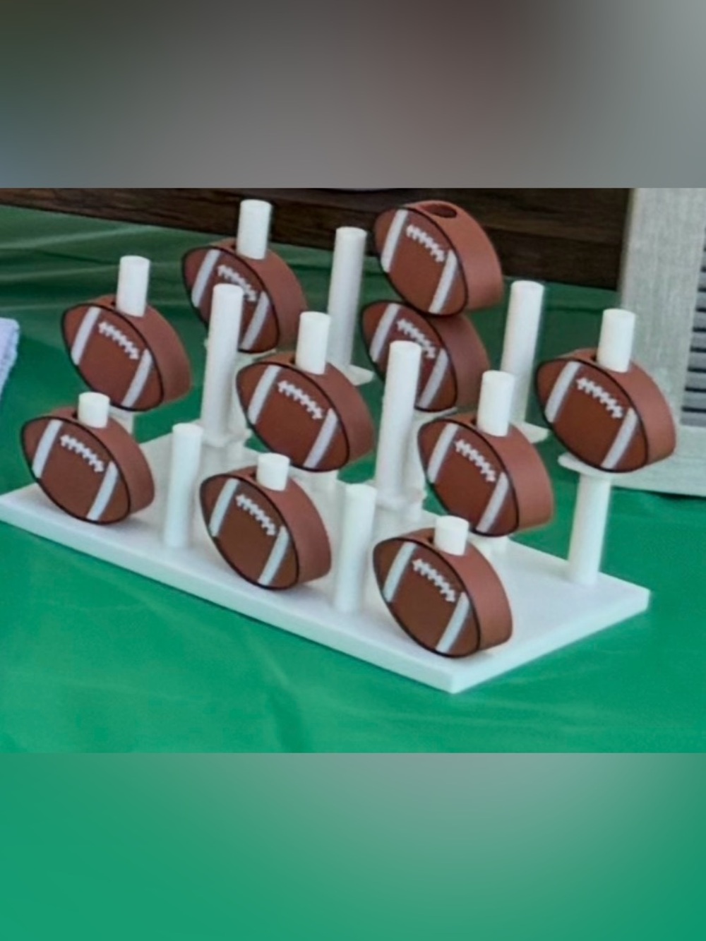 Football straw Toppers (1) NWOT